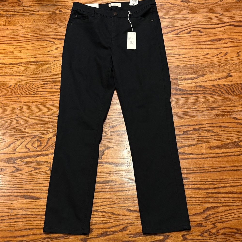 NEW J. Jill Black Straight Leg Jeans